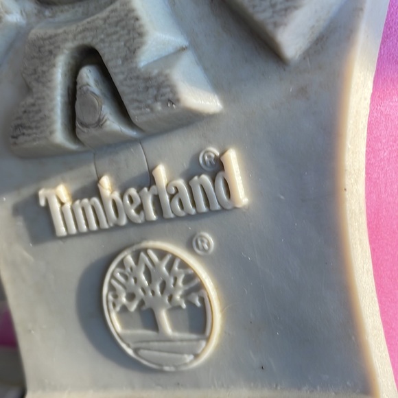 Women's PINK Timberland Waterproof Boots Size 8 - Picture 12 of 13